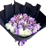 Букет из клубники Темная звезда